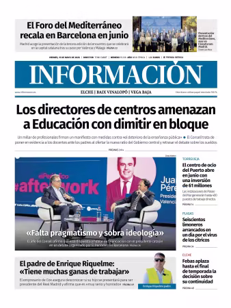 Diario Informacion (Elche y Vega Baja) - 15 mayo 2026