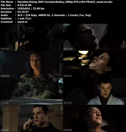 Hannibal Rising 2007 Unrated BluRay 1080p DTS x264-PRoDJi