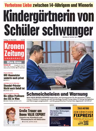 Kronen Zeitung - 15 Mai 2026