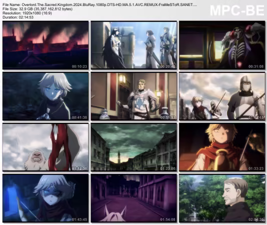 Overlord The Sacred Kingdom 2024 BluRay 1080p DTS-HD MA 5.1 AVC REMUX-FraMeSToR