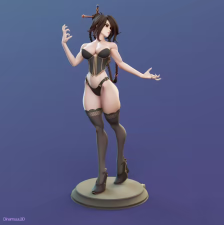 DiNamuuu3D – Lulu FFX – 3D Print Model