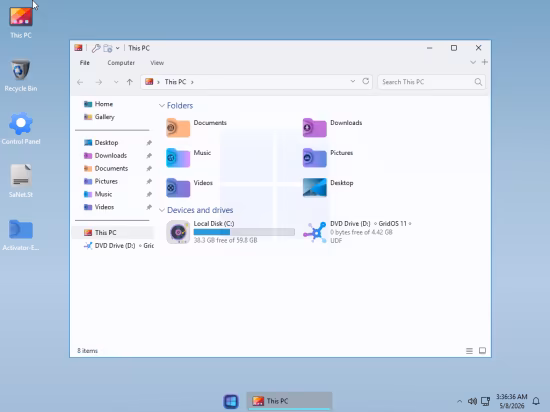 Windows 11 Pro 26H1 Preview Build 26800.1896 GridOS 11 Edition