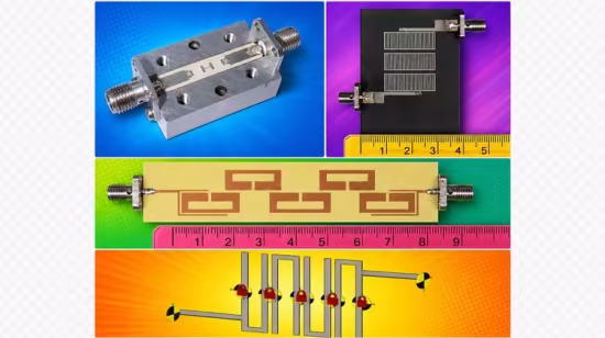 Design Bandpass Filter Planar Quarter Wavelength in CST SW