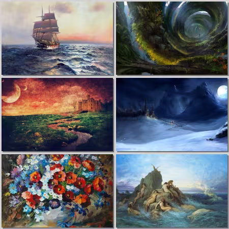 Painting Wallpaper Part 36