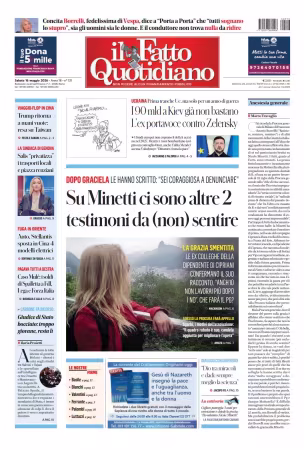 Il Fatto Quotidiano - 16 maggio 2026