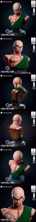 Lucas Perez – Ten Shin Han Bust – 3D Print Model