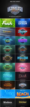 Psd text effect set vol 09