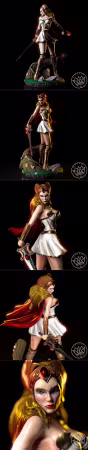 Nacho CG – Fan Art – She-ra Princess of Power Statue – 3D Print Model