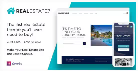 Themeforest - Real Estate 7 v3.5.9 - Real Estate WordPress Theme 12473778