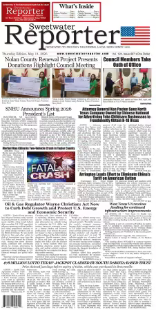 Sweetwater Reporter - 14 May 2026