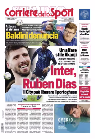 Corriere dello Sport - 30 maggio 2026