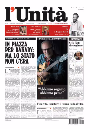 L'Unita - 16 maggio 2026