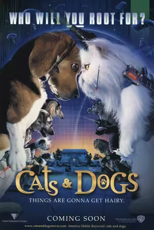 Cats and Dogs 2001 BluRay 1080p DDP 5.1 x264-hallowed
