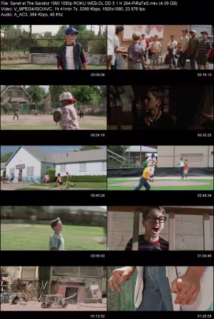The Sandlot 1993 1080p ROKU WEB-DL DD 5.1 H264-PiRaTeS