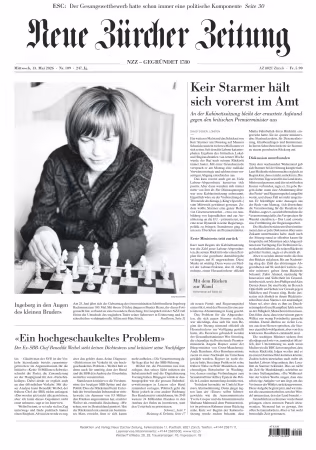 Neue Zurcher Zeitung Embargo - 13 Mai 2026