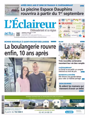 L'Eclaireur de Chateaubriant - 15 mai 2026