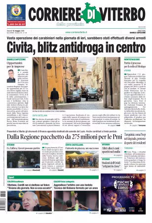Corriere di Viterbo - 15 maggio 2026