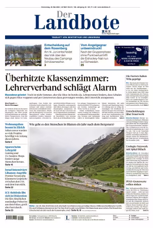Der Landbote - 28 Mai 2026