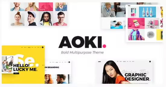 Themeforest - Aoki v1.9 - Creative Design Agency Theme 21010207