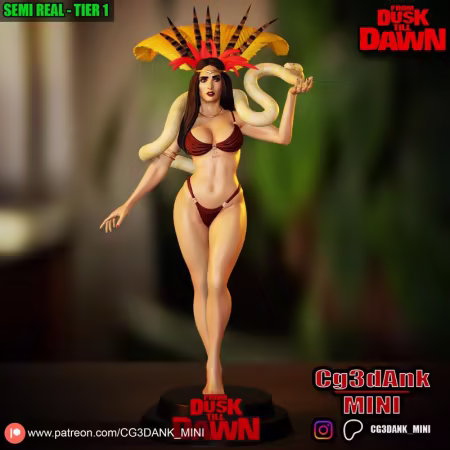 Cg3dAnk Mini – Santanico Pandemonium (From Dusk Till Dawn) – 3D Print Model