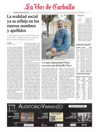 Carballo local - 2 mayo 2026