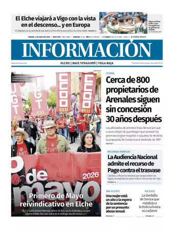 Diario Informacion (Elche y Vega Baja) - 2 mayo 2026