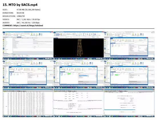 SACS software course: Module II