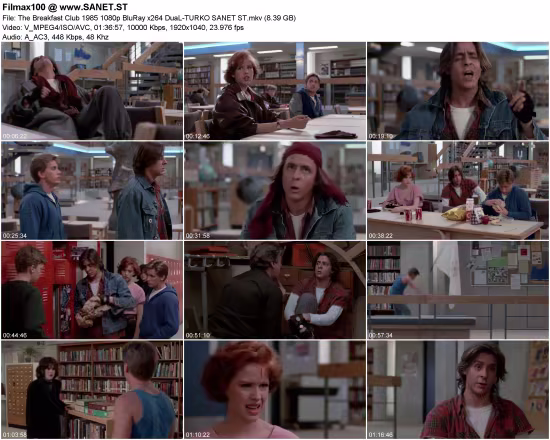 The Breakfast Club 1985 1080p BluRay x264 DuaL-TURKO