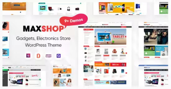 Themeforest - MaxShop v3.6.25 - Electronics Store Elementor WooCommerce WordPress Theme 11452732