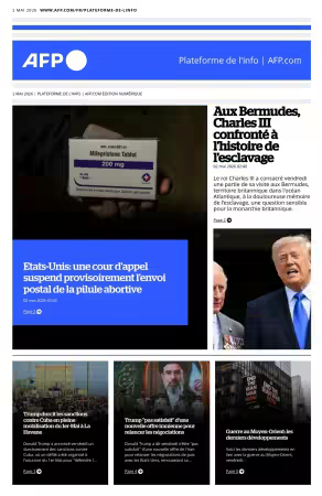 AFP - 2 mai 2026
