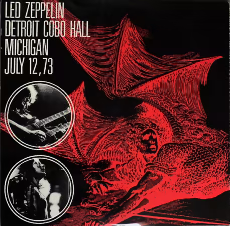 Led Zeppelin – Detroit Cobo Hall Michigan July 12, 1973 (1984)