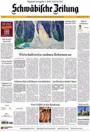 Schwabische Zeitung (Bad Saulgau) - 28 Mai 2026
