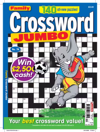 Family Crossword Jumbo - Issue 74 May, 2026