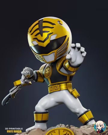 White Ranger Champion – 3D Print Model