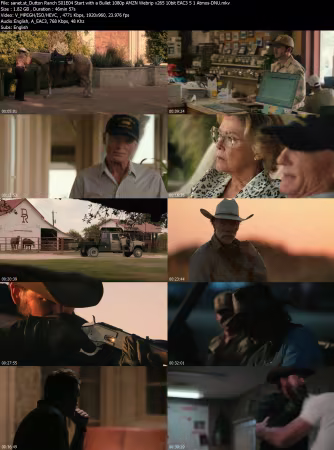 Dutton Ranch S01E04 Start with a Bullet 1080p AMZN Webrip x265 10bit EAC3 5 1 Atmos-DNU