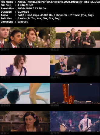 Angus Thongs and Perfect Snogging 2008 1080p NF WEB-DL DUAL DDP5.1 H264-TURG