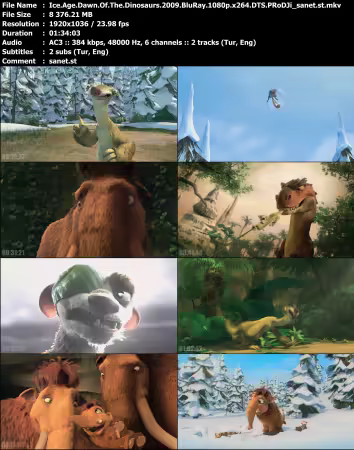 Ice Age Dawn Of The Dinosaurs 2009 BluRay 1080p x264 DTS PRoDJi