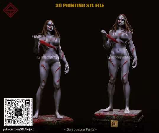 STL Project – Angry Princess – 3D Print Model
