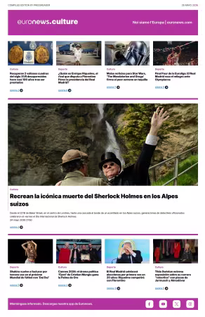 Euronews Culture and Sport (Spanish) Compiled Edition - 25 mayo 2026