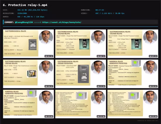 Masters in Protective relay