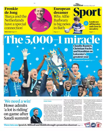 Sport - 2 May 2026