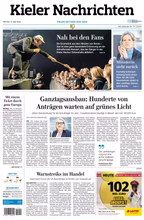 Kieler Nachrichten - 15 Mai 2026