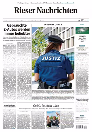 Rieser Nachrichten - 19 Mai 2026