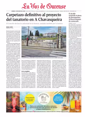 Ourense local - 15 mayo 2026
