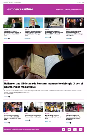 Euronews Culture and Sport (Spanish) Compiled Edition - 14 mayo 2026