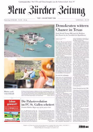 Neue Zurcher Zeitung - 28 Mai 2026