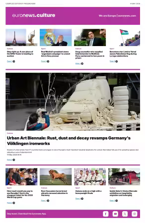 Euronews Culture and Sport Compiled Edition - 14 May 2026