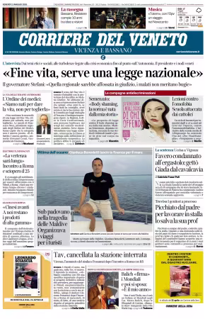Corriere del Veneto (Vicenza e Bassano) - 15 maggio 2026