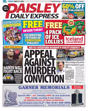 Paisley Daily Express - 15 May 2026