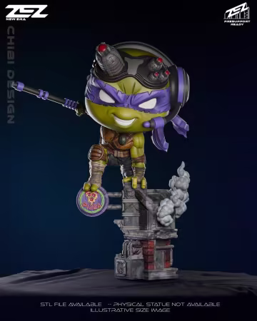 ZEZ Studio – Donatello Chibi – 3D Print Model